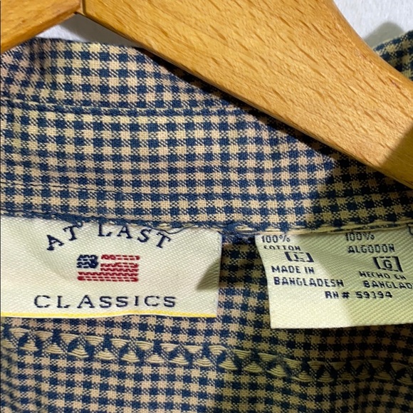 ALC-At Last Classics Embroidered Button Down Sz L - Picture 3 of 7